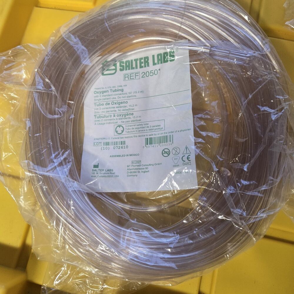 (1) Slater Labs REF 2050G 50ft Oxygen Tubing New Sealed